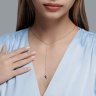 Колье из белого золота с бриллиантами (Арт.7070009-3)