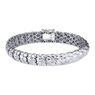 Браслет с бриллиантами из белого золота «La Nordica» MYJEWELS (арт.49-12-1000-0705220-AS)