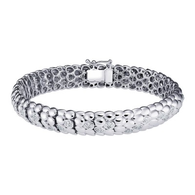 Браслет с бриллиантами из белого золота «La Nordica» MYJEWELS (арт.49-12-1000-0705220-AS)