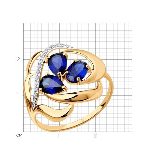 Кольцо золотое пробы 585 (Арт.714733)