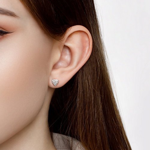 Серьги из золота с бриллиантами (Арт.1021431)