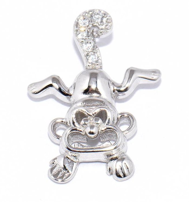 Подвеска Серебряные крылья (Арт.03m-003-59_kubcirkonii)