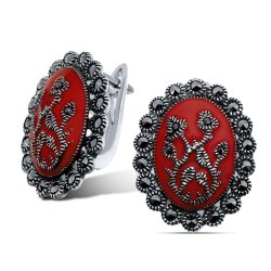 Серьги Серебряные крылья (Арт.22391125d_jemal_markazit)