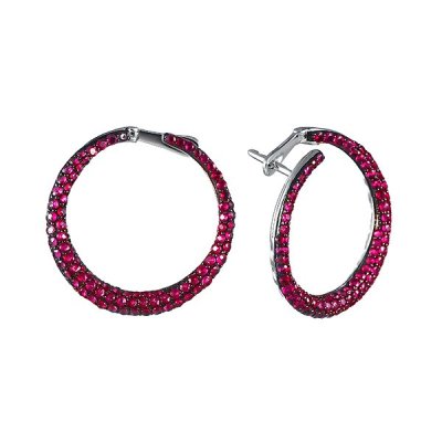 Серьги из белого золота с рубином (Арт.e38930d114wb003_sr_ru_wg)