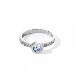 Coeur de lion кольцо light blue-silver 17.2 мм la_0228_40-0741_54