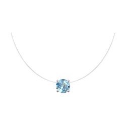 Колье из серебра с топазом (Арт.92070053)