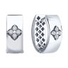 Серьги из белого золота с бриллиантами (Арт.1022248-3)