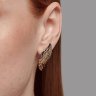 Серьги из золочёного серебра (Арт.94-120-02022-1)