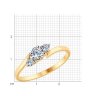 Кольцо из золота с фианитами (Арт.31-110-00094-1)