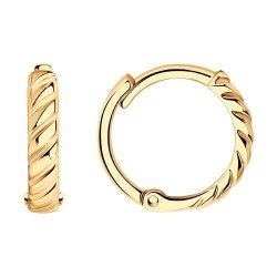 Серьги из золоченого серебра (Арт.93022246)