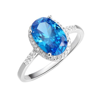 Кольцо из серебра с фианитом (Арт.pd-r00307-x-w-bt-x-w)