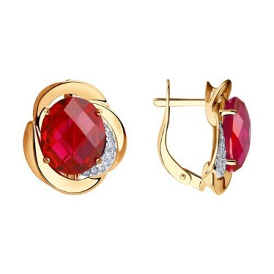 Серьги золотые пробы 375 (Арт.37724451)