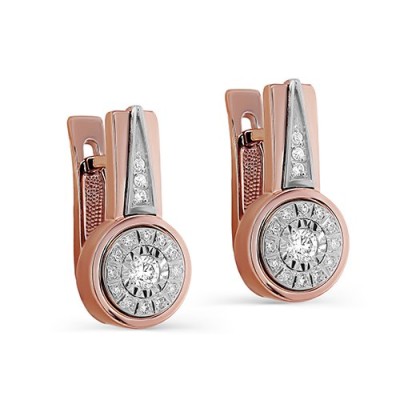 Серьги с бриллиантами «Городские Огни» из золота Kabarovsky (арт.12-01665-1000)