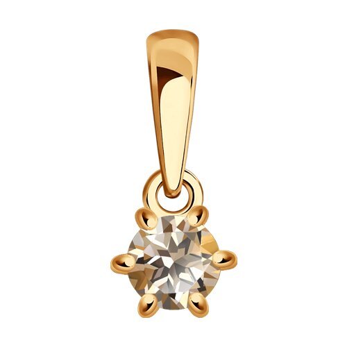 Подвеска из золота с морганитом (Арт.51-230-01656-1)