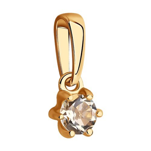 Подвеска из золота с морганитом (Арт.51-230-01656-1)