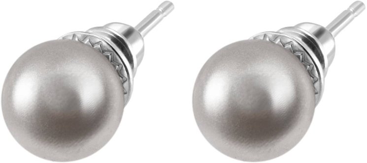Серьги из серебра с жемчугом (Арт.aas-13-10-28-s)