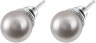 Серьги серебряные с жемчугом Beautiful 28S Rivoli (арт.AAS-13-10-28-S)