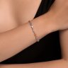 Браслет из серебра с фианитами (Арт.94051240)