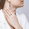 Кольцо из серебра с фианитом (Арт.94012986)