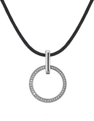 Кулон из серебра с куб. цирконием (Арт.xfpo-a-24-swr-1-10-s)