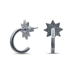 Серьги Серебряные крылья (Арт.022028483a_kubcirkonii)