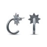 Серьги Серебряные крылья (Арт.022028483a_kubcirkonii)