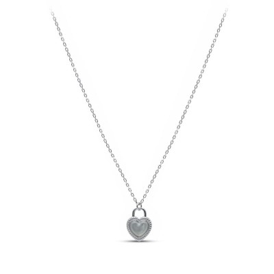 Ожерелье серебро с жемчугом «Сердце Перламутра» My-Jewels (арт.0522)
