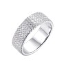 Кольцо с фианитами «Spark Line» из серебра 925 Fresh Jewelry (арт.MP-R00904-X-W-X-X-W)