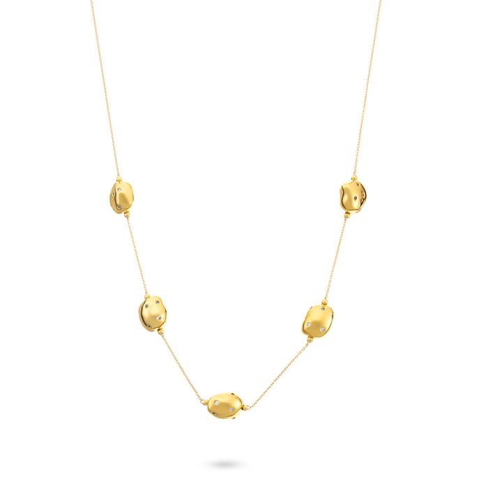 Ожерелье из серебра с куб. цирконием (Арт.rb-n330-2-x-l-x-x-w)