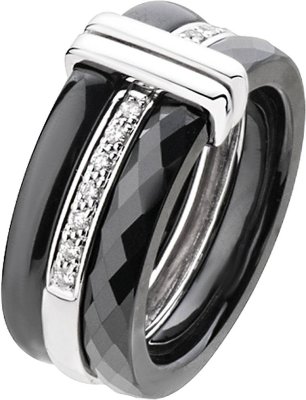 Кольцо из белого золота с бриллиантом (Арт.ti019gcnb)