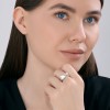 Кольцо из серебра с эмалью «Сердечный Свет» Соколов (арт.94-110-00089-1)
