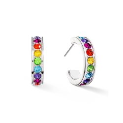 Coeur de lion пусеты multicolour silver la_0131_21-1517