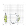 Серьги из серебра с хризолитами (Арт.92022936)