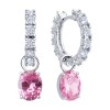 Серьги из серебра с фианитами «Розовый Шарм» SOKOLOV (арт.94026882)