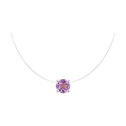 Колье из серебра с аметистом (Арт.92070054)