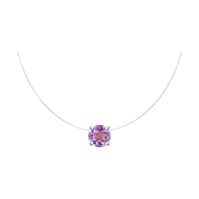 Колье из серебра с аметистом (Арт.92070054)