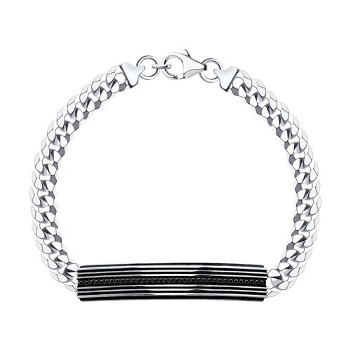 Браслет из серебра с фианитами (Арт.95-150-02153-1)