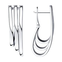 Серьги из серебра (Арт.94-120-00590-1)