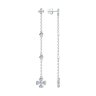 Серьги из серебра с фианитами (Арт.94026480)