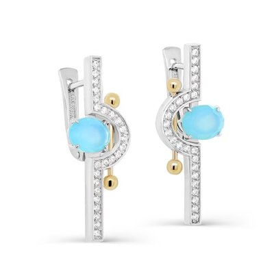 Серьги Кабаровский (Арт.12-297-80184)