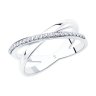 Кольцо из серебра с фианитами (Арт.94012051)