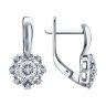 Серьги из белого золота с бриллиантами (Арт.52-220-02083-1)