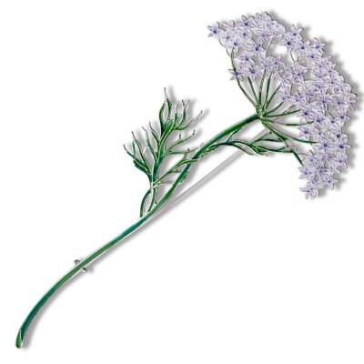 Брошь из серебра Т.Полякова &quot;Дудник&quot; (Арт.41501)