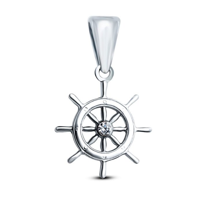 Подвеска Серебряные крылья (Арт.23ws-113_kubcirkonii)