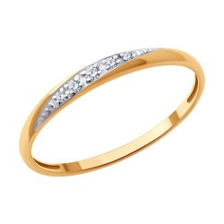 Кольцо из золота с фианитами (Арт.019320)