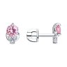 Серьги из серебра с фианитами (Арт.94025029)