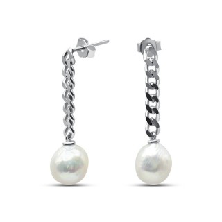 Серьги серебряные с жемчугом «Крылья Pearl» MyJewels (арт.0220)