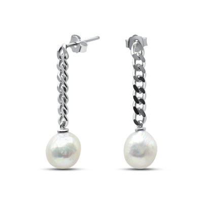 Серьги Серебряные крылья (Арт.022043425a_zhemchugbarokkokult)