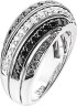 Кольцо с бриллиантами из белого золота «Elegance Noir» Diamanti (арт.7VH005GBN)