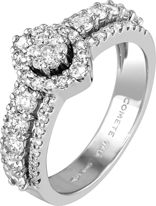 Кольцо из белого золота с бриллиантом (Арт.anb_1495)